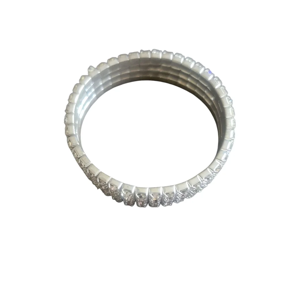 Silver Rhinestone Women's Bracelet
